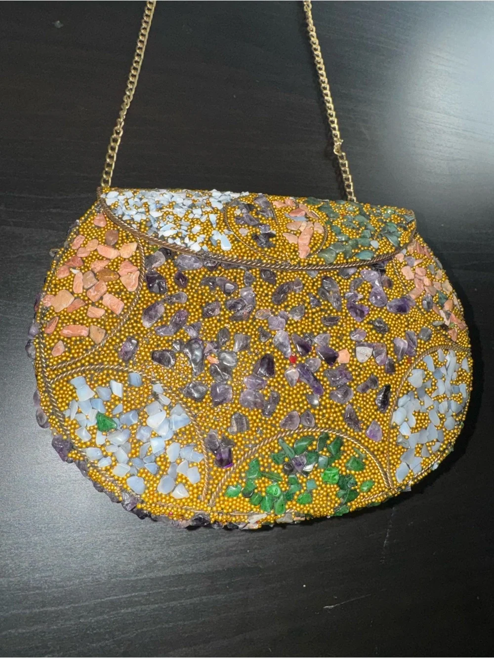 Handmade hand beaded